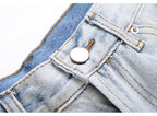 Jean casual bleu clair homme