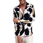 Chemise hawaïenne homme grande taille imprimée

