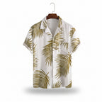 Chemise hawaïenne homme motif floral casual
