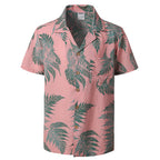 Chemise homme blanche à motif élégante
