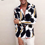 Chemise homme coupe ample style casual
