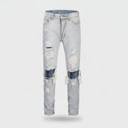 
Jean homme légèrement allongé style tendance