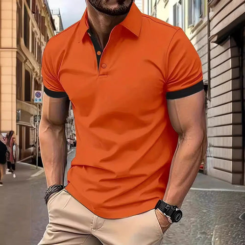 
Polo homme manches courtes été élégant