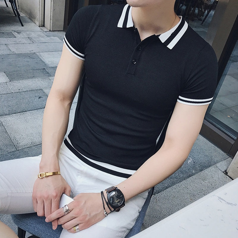 Polo slim fit homme élégant et tendance