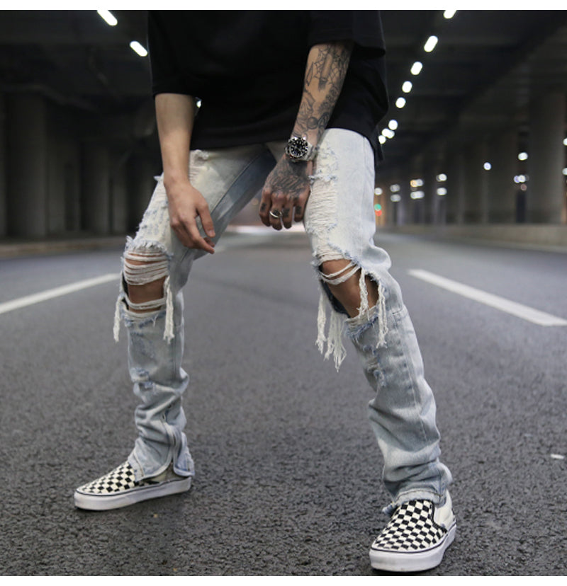 
Jean homme style streetwear moderne
